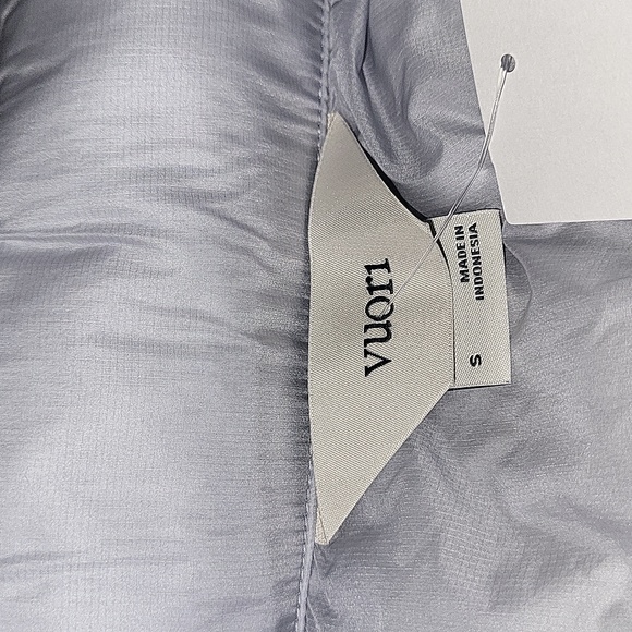 Vuori Coordinate Packable Down Jacket In Blue Haze S NWT - Picture 7 of 8